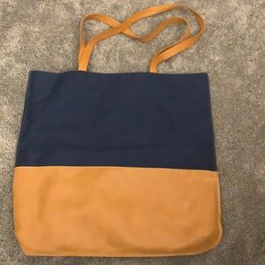 Hearth and Hand leather tote